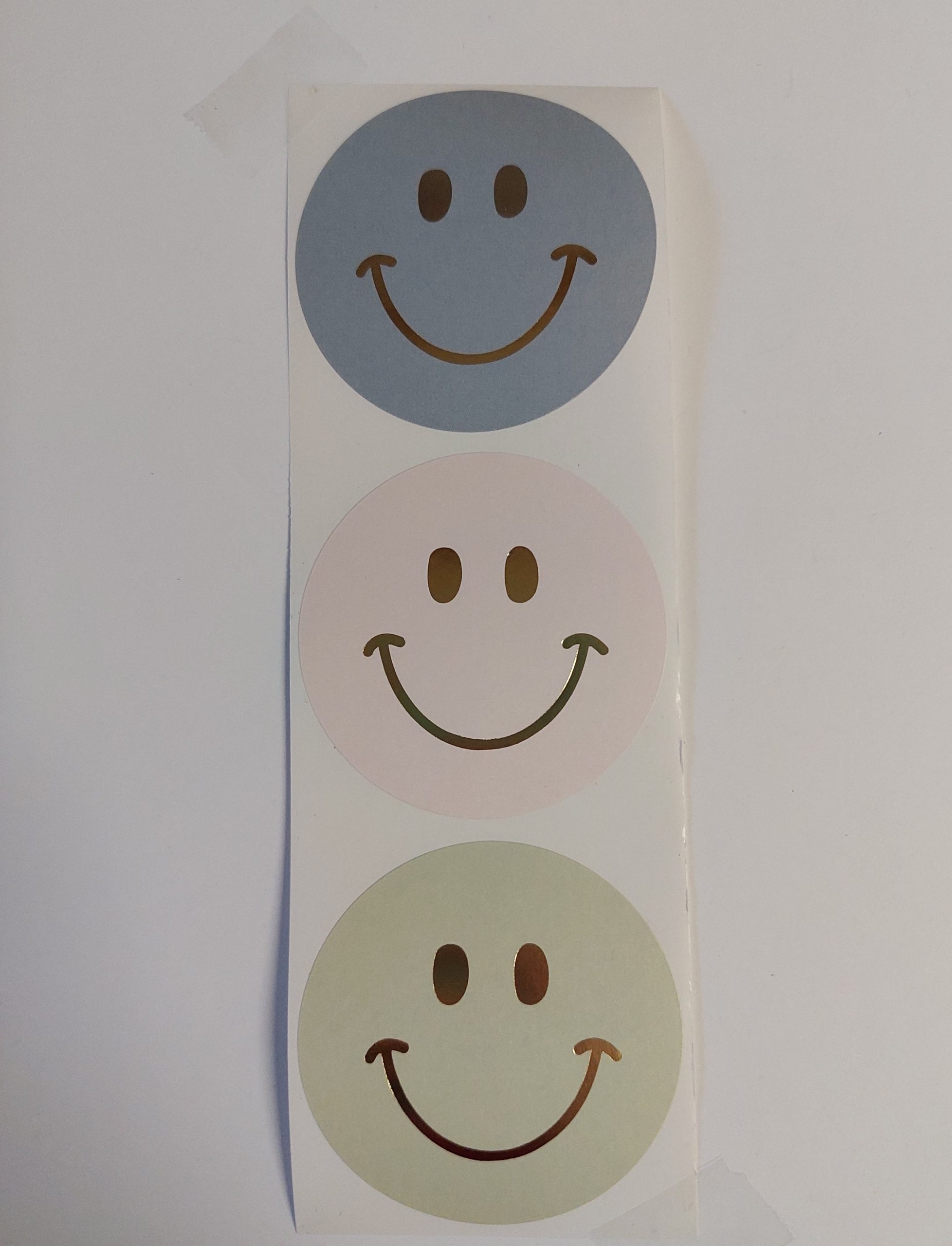 Wirwar Roux twaalf Grote smiley stickers - Bedels & meer